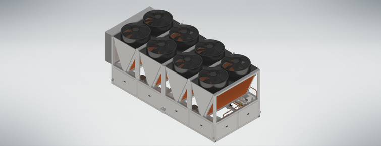 Чиллеры с микроканальным конденсатором <br> от 50 до 830 кВт